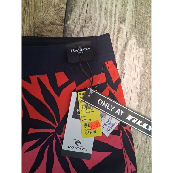 NWT Boys Rip Curl Mirage Mason Barrel Killa Boardshorts, Size 16 - Picture 4 of 8